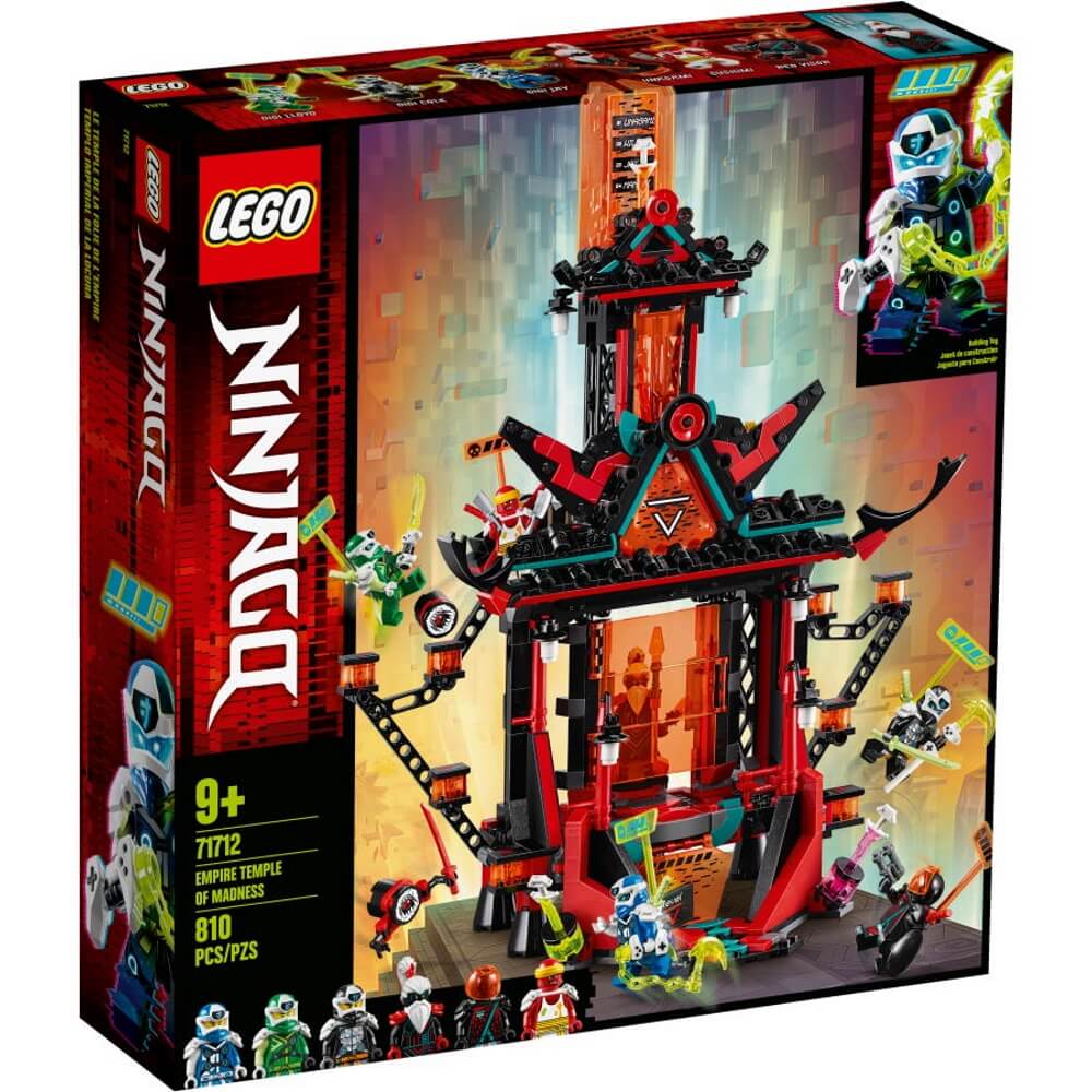 סרטון - לגו נינג'ה גו &quotמקדש השליט&quot 810 חלקים lego  לגו  71712 empire temple of madness