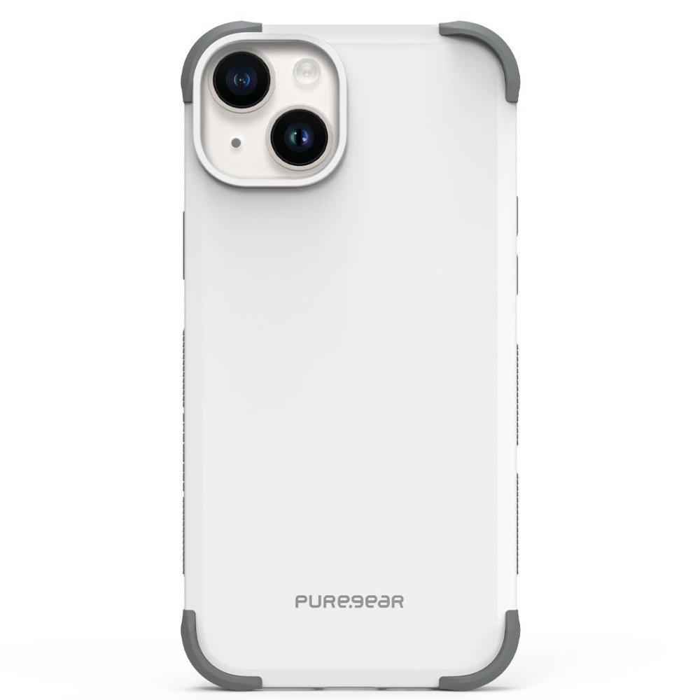 כיסוי אחורי לבן PureGear &lrm;iPhone 14 - DualTek לבן