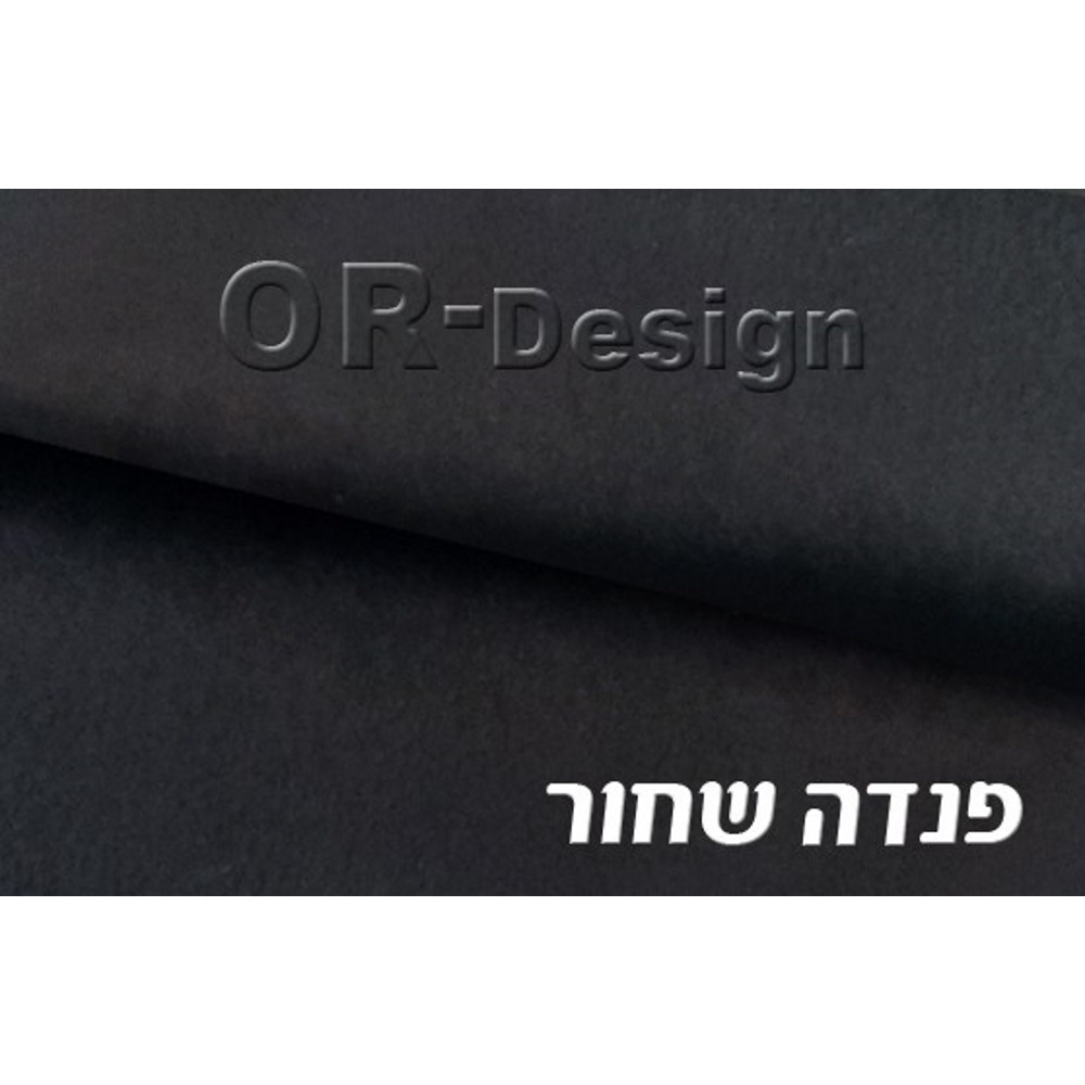 ספה מעוצבת מרופדת בבד קטיפתי or-design