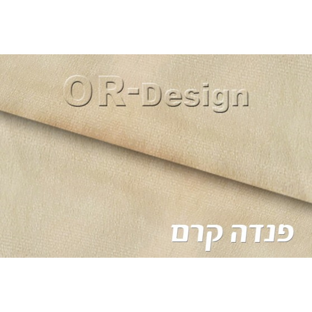 ספה מעוצבת מרופדת בבד קטיפתי or-design