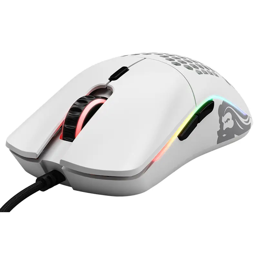 תמונה של עכבר גיימינג חוטי כולל תאורת rgb מובנית glorious