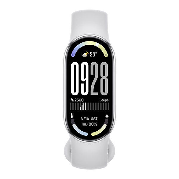 smart band 10 glacier silver xiaomi