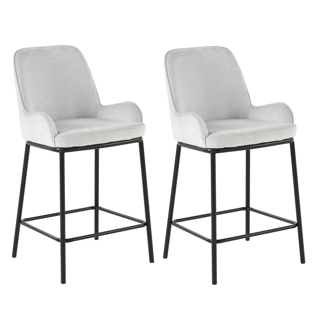 זוג כסאות בר מעוצבים לפינת אוכל Home Decor &lrm;ברק בר