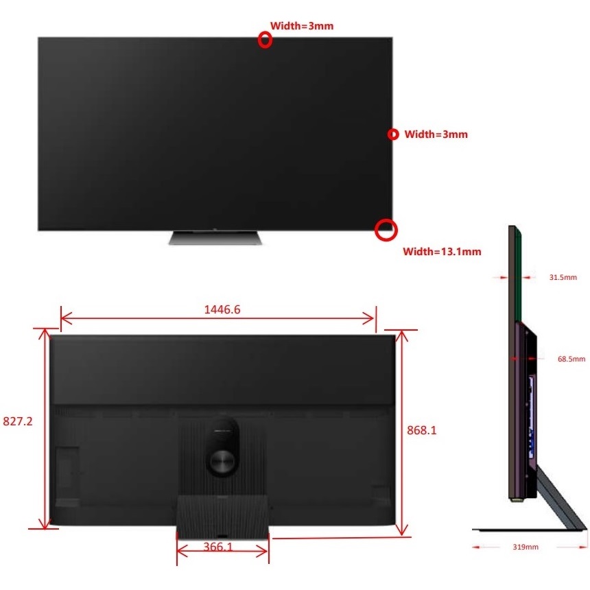 טלוויזיה חכמה 65 tcl 4k