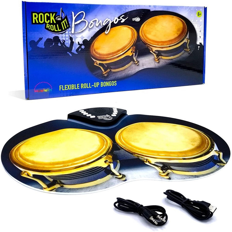 סרטון - ערכת תופים אלקטרונית לילדים rock and roll it  רוק אנד רול יט  בונגו (גילאי 6+)