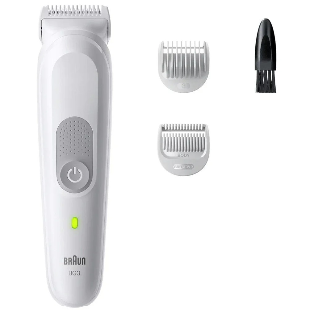 מכשיר לעיצוב שיער גוף Braun &lrm;Series 3 Body Groomer BG3530 לבן