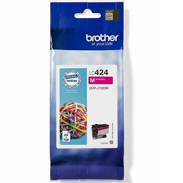 ראש דיו מג'נטה מקורי Brother &lrm;LC424-M
