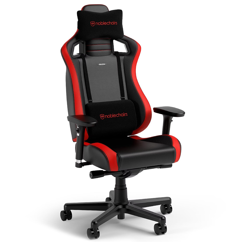 כיסא גיימינג Noblechairs &lrm;EPIC COMPACT BLACK/CARBON/RED