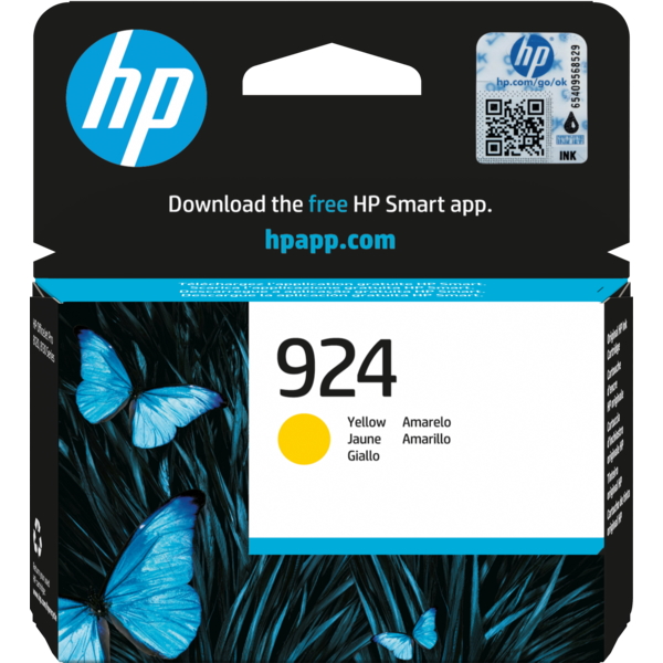 ראש דיו צהוב מקורי HP &lrm;4K0U5NE 924
