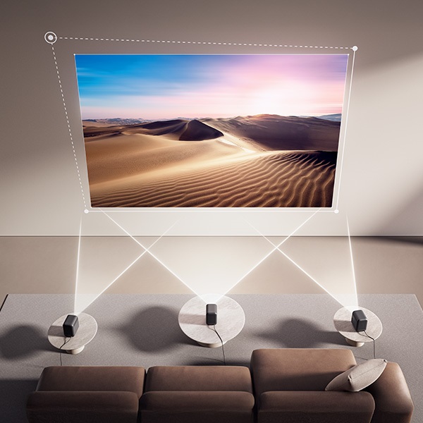 מקרן נייד קומפקטי חכם 4k עד 120 xiaomi