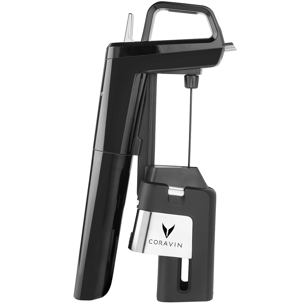 timeless six+ piano black coravin