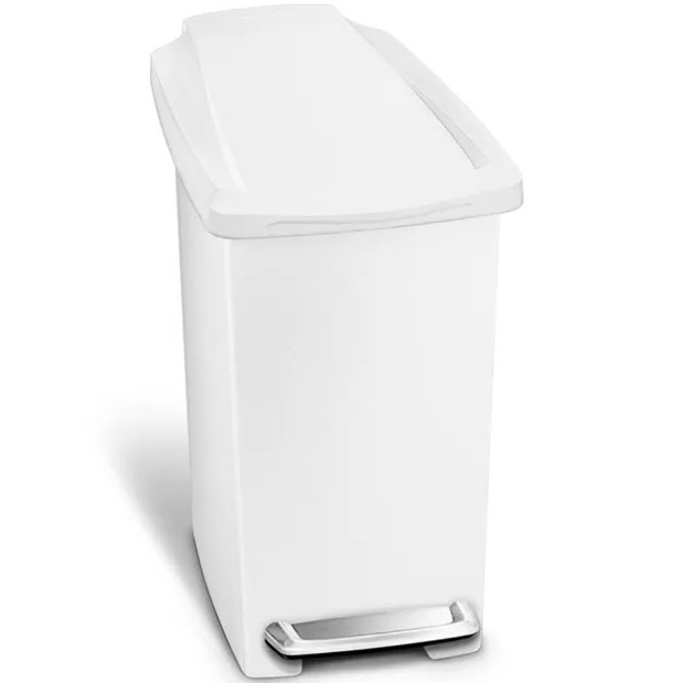 פח אשפה דוושה צר 10 ליטר Simplehuman &lrm;cw1332