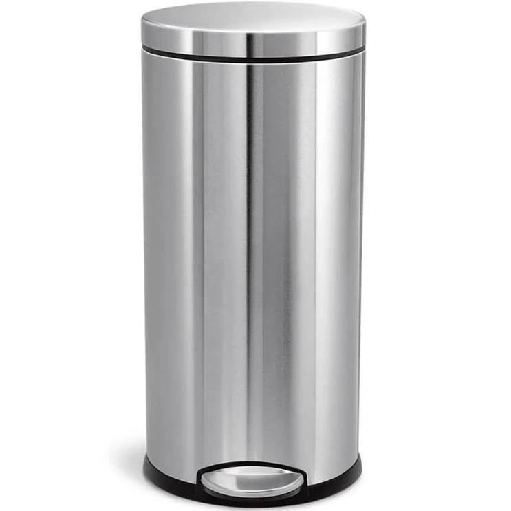 פח אשפה דוושה עגול 30 ליטר Simplehuman &lrm;cw1810