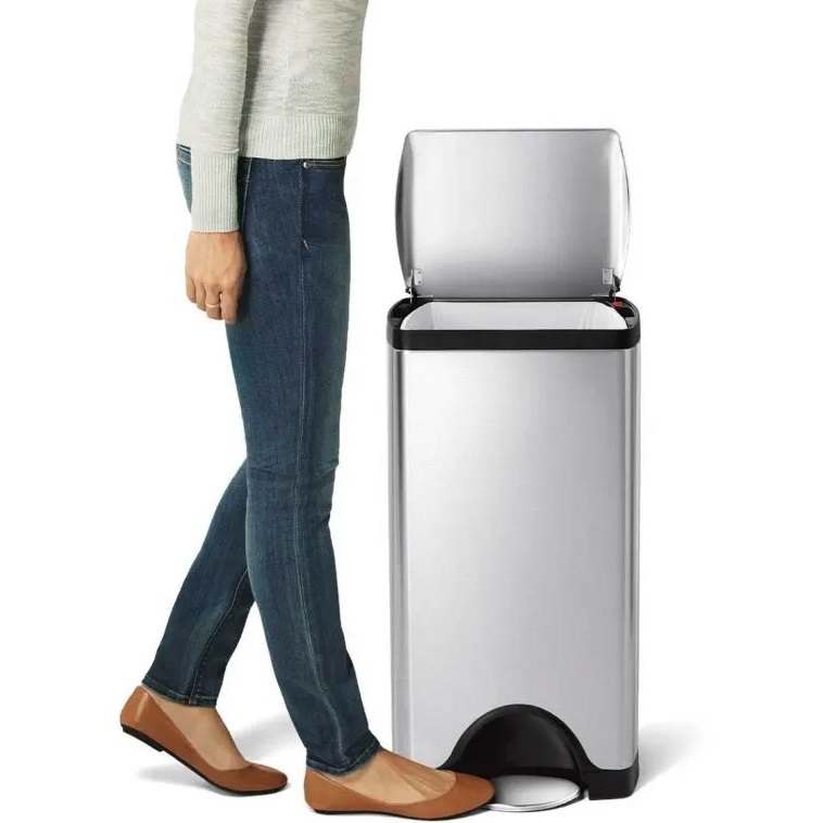פח אשפה דוושה 30 ליטר simplehuman