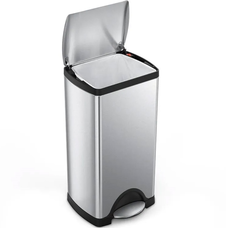 תמונה של פח אשפה דוושה 30 ליטר simplehuman