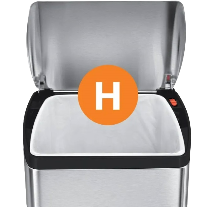 פח אשפה דוושה 30 ליטר simplehuman