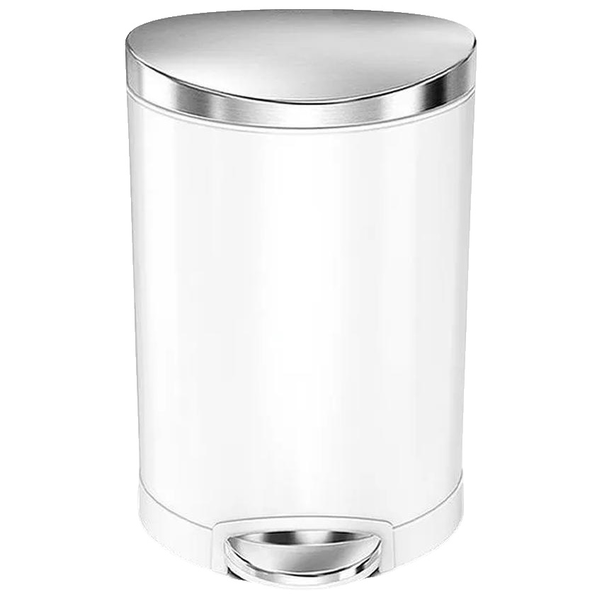 פח דוושה חצי עגול 6 ליטר Simplehuman &lrm;CW1835CB
