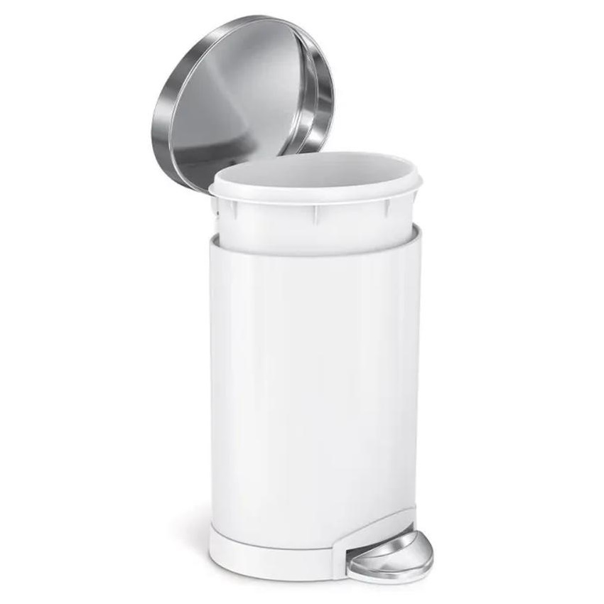 תמונה של פח דוושה חצי עגול 6 ליטר simplehuman