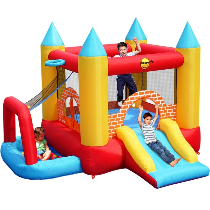 טירה מתנפחת Happy Hop &lrm;Four In One Play Center 9114