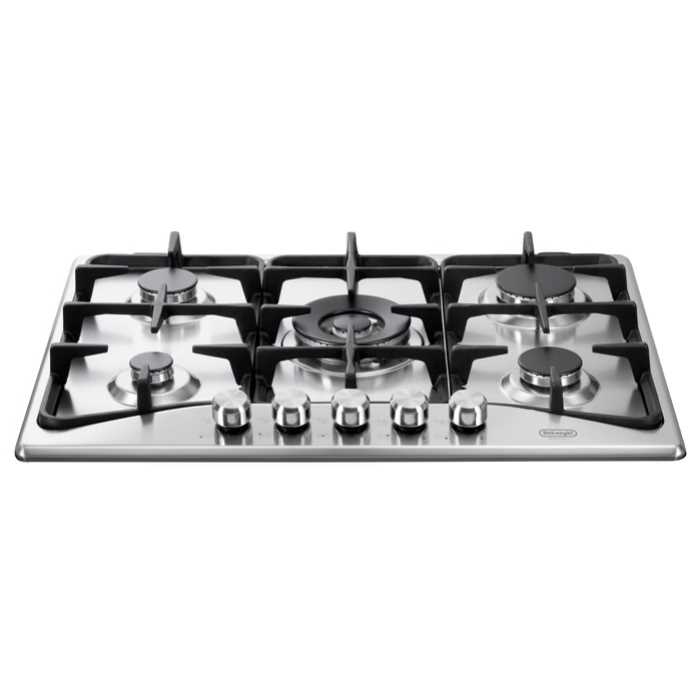 כיריים גז 5 להבות Delonghi &lrm;DGH2170CX