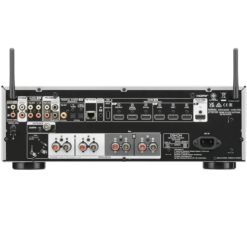 תמונה של רסיבר סטריאו 2.2 ערוצים denon