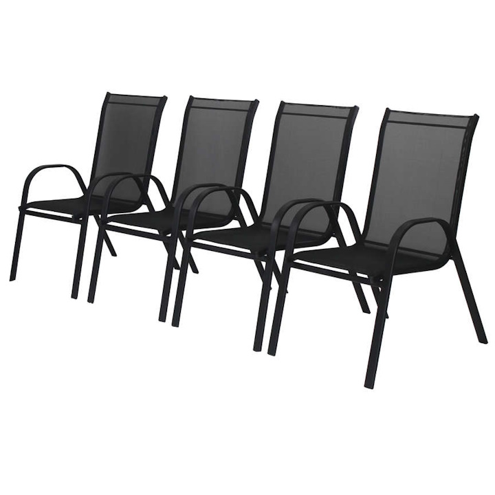 סט 4 כיסאות רשת לגינה/מרפסת playa