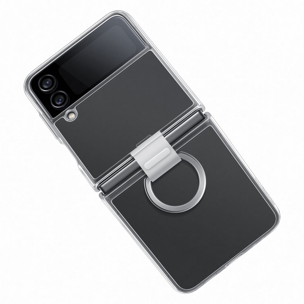 clear cover with ring flip 4 samsung