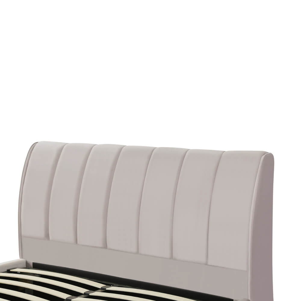 מיטה זוגית מעוצבת בשילוב ארגז מצעים home decor