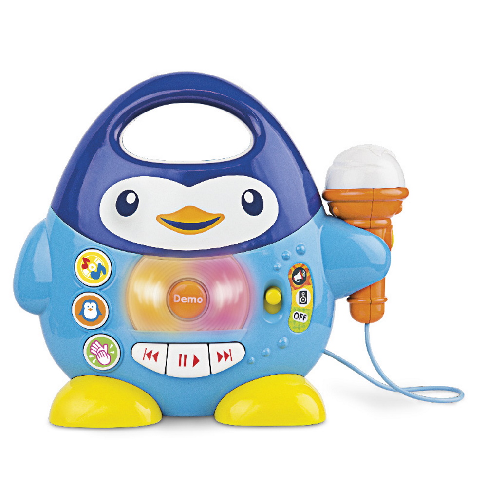 הפינגווין המנגן + מיקרופון Winfun &lrm;Penguin music player