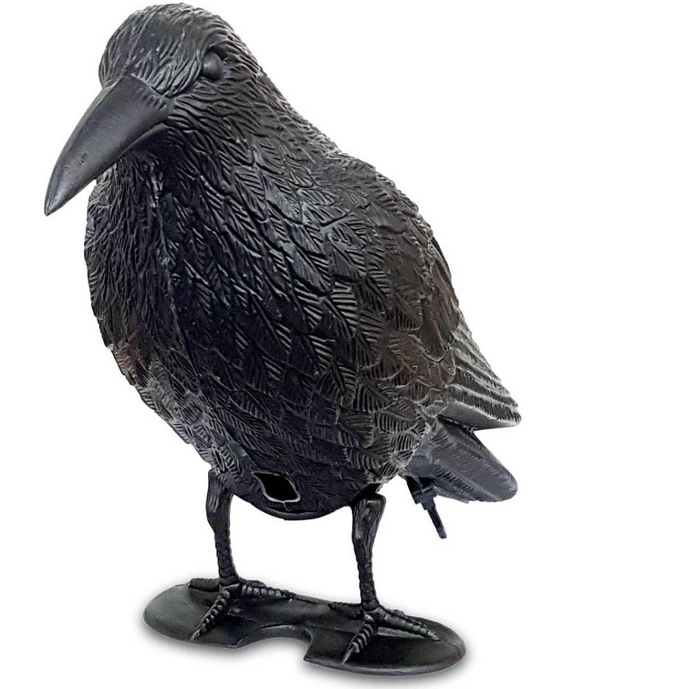 דחליל דמוי עורב להרחקת יונים Owl Market &lrm;דחליל עורב