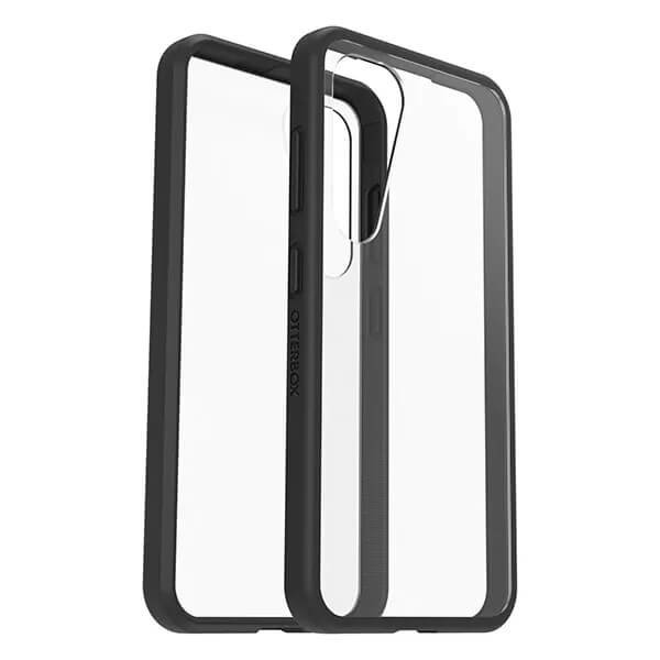 כיסוי אחורי משולב OtterBox &lrm;Galaxy S23 - React שקוף בשילוב שחור