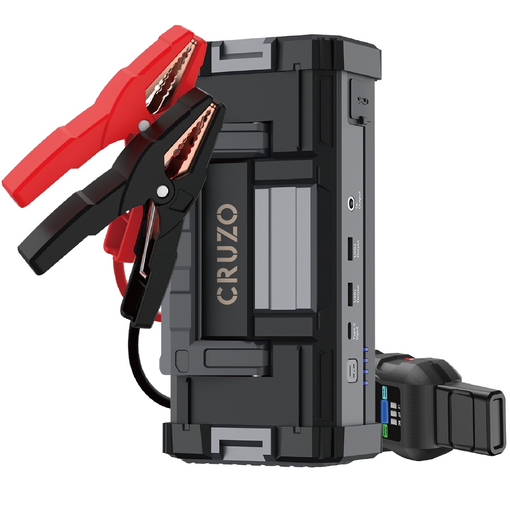 בוסטר התנעה לרכב cruzo 12,000mah