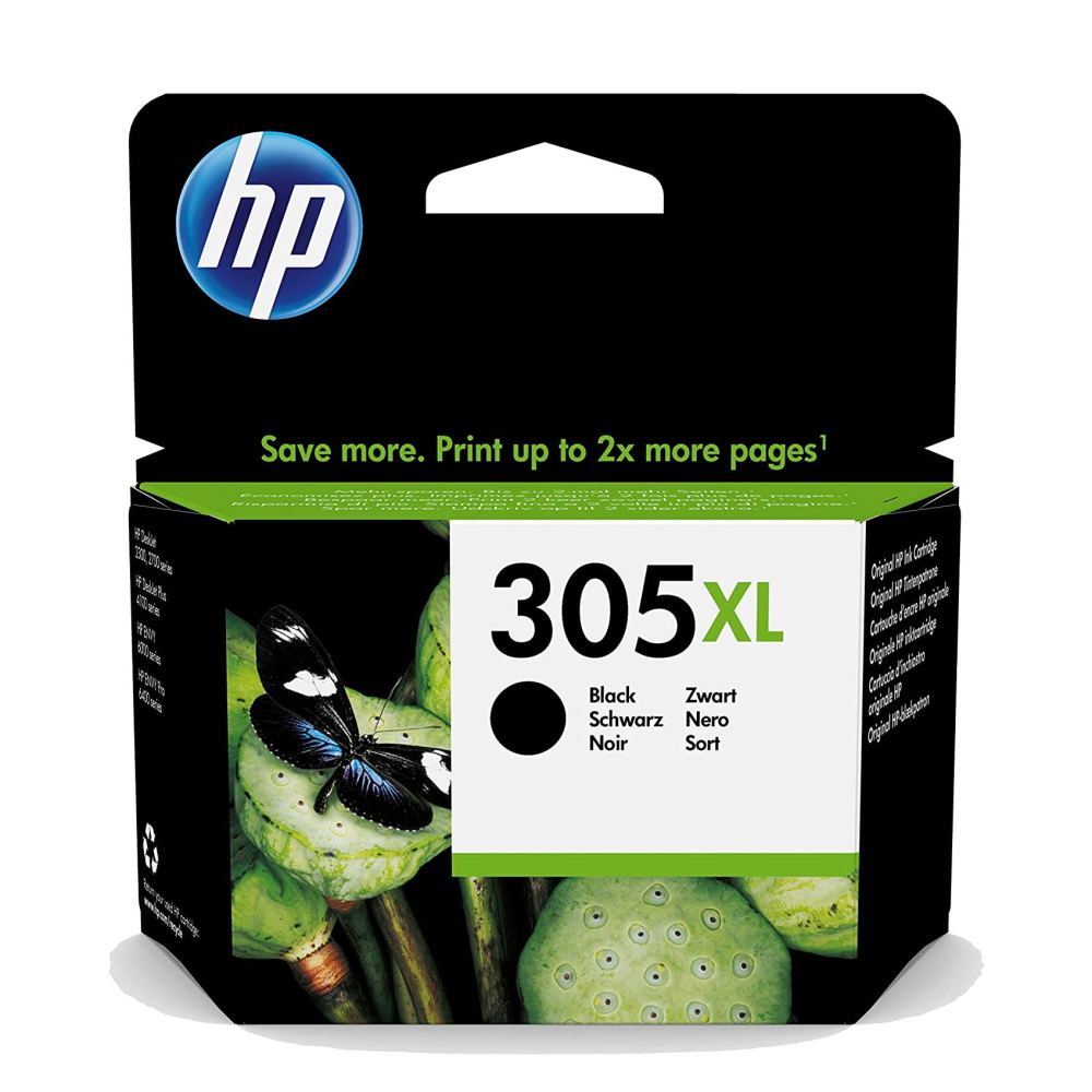 ראש דיו שחור מקורי HP &lrm;3YM62AE 305XL
