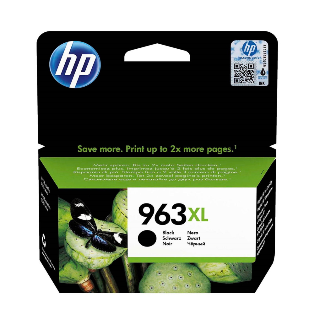 ראש דיו שחור מקורי HP &lrm;3JA30AE 963XL