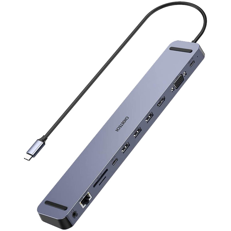 תחנת עגינה 11 ב-1 למחשבים ניידים כניסת Choetech USB C &lrm;562541
