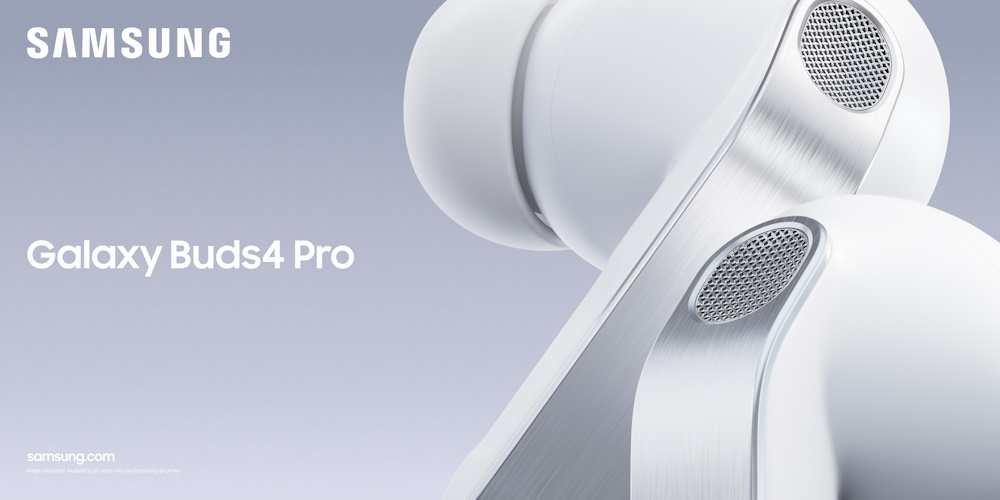 תמונה בתוכן מלא מהמוצר אוזניות tws אלחוטיות samsung galaxy buds 4 סמסונג