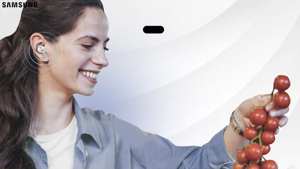 תמונה בתוכן מלא מהמוצר אוזניות tws אלחוטיות samsung galaxy buds 4 סמסונג