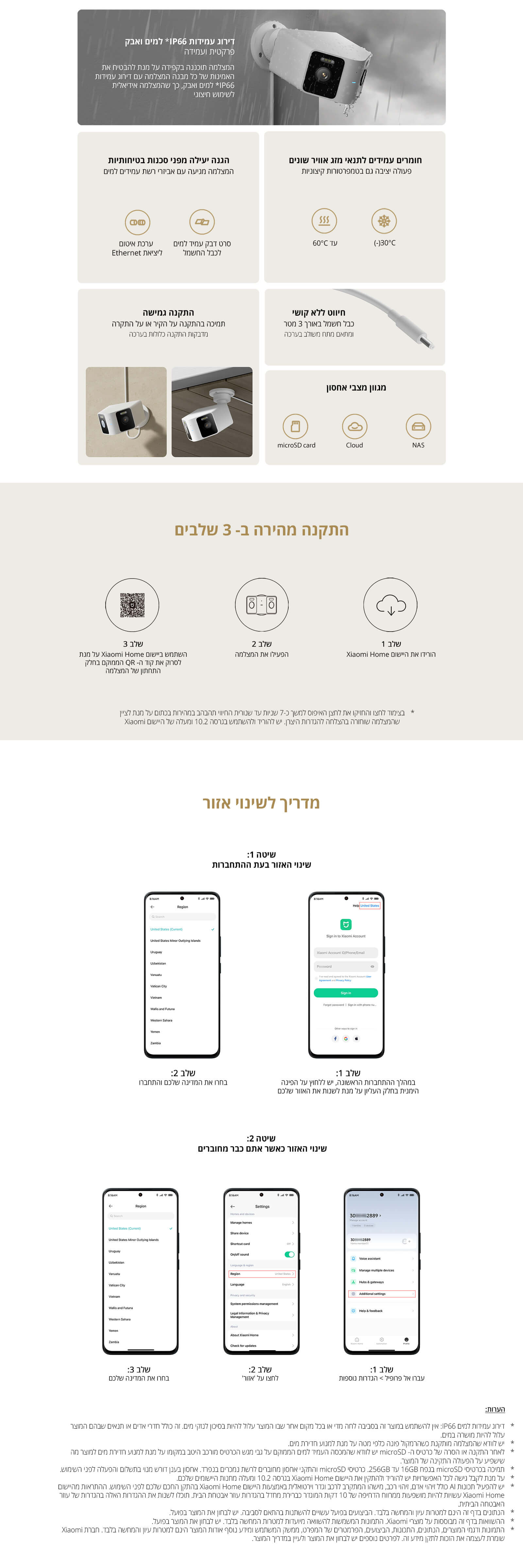 עמידות מתקדמת
הגנה עילית מפני סכנות סביבתיות
התקנה גמישה
אחסון מבוקר
התקנה מהירה ב־3 שלבים
מדריך לשינוי אזור