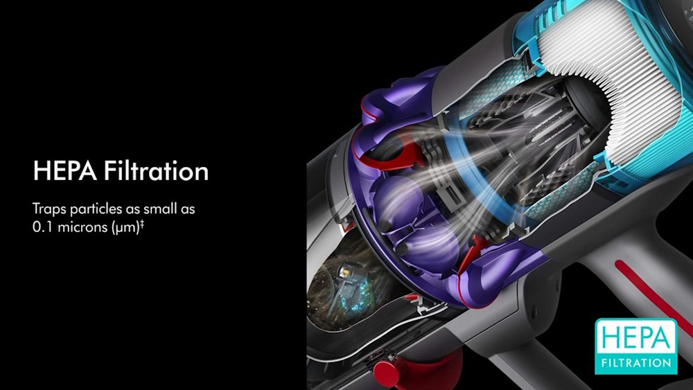תמונה בתוכן מלא מהמוצר שואב אבק ידני אלחוטי dyson  דייסון