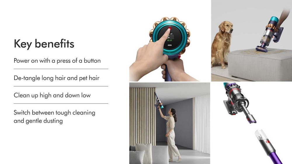 תמונה בתוכן מלא מהמוצר שואב אבק ידני אלחוטי dyson  דייסון