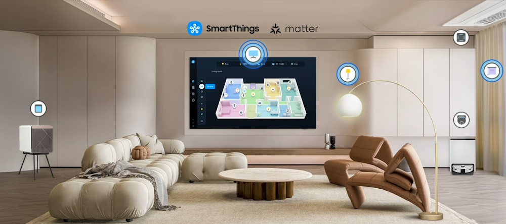 תמונה בתוכן מלא מהמוצר טלוויזיה חכמה 55" neoqled 4k samsung סמסונג