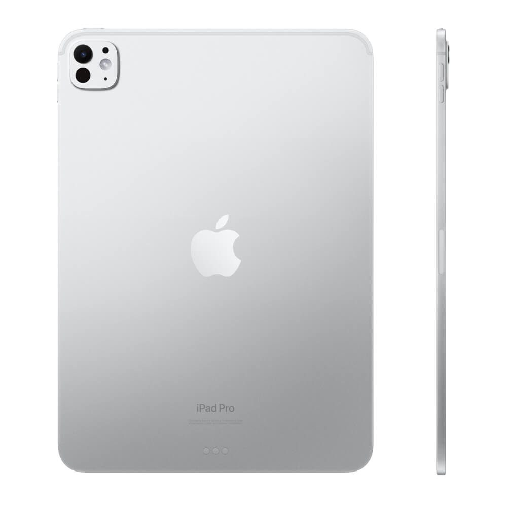 ipad pro 11 m4 wi-fi with nano texture glass 2tb/16gb silver יבואן רשמי apple