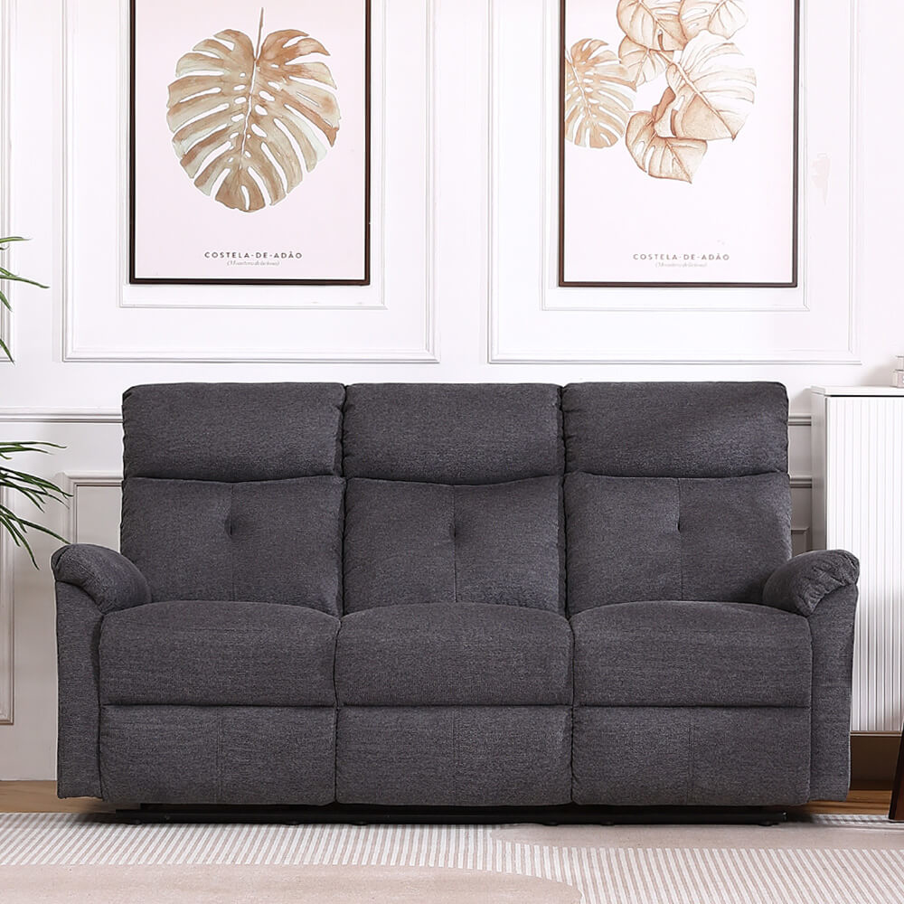 ספה תלת מושבית מעוצבת כולל 2 הדומים Home Decor &lrm;קרוליין תלת