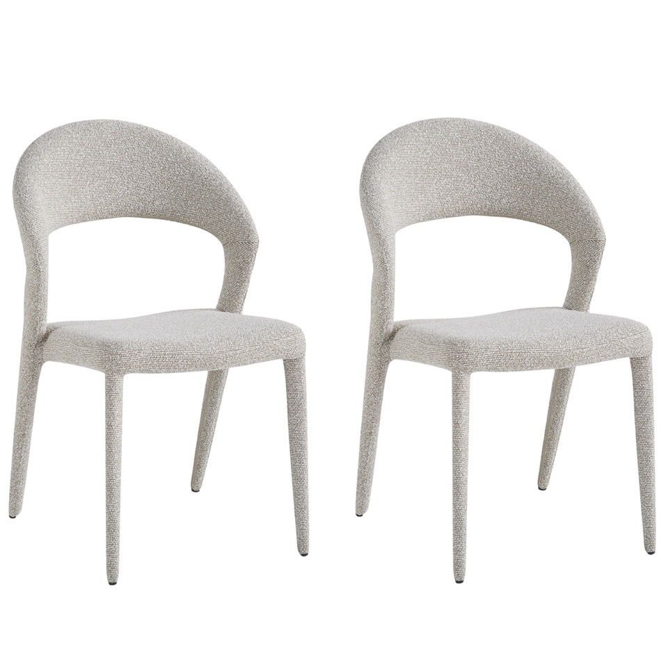 זוג כסאות מעוצבים לפינת אוכל Home Decor &lrm;קלרה