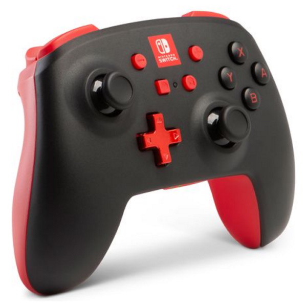 rechargeble wireless powera nsw black nintendo