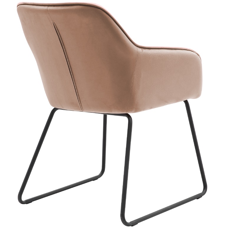 כורסת המתנה מעוצבת עם רגלי מתכת home decor