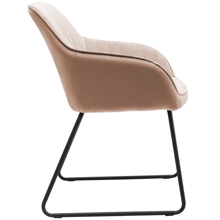 תמונה של כורסת המתנה מעוצבת עם רגלי מתכת home decor
