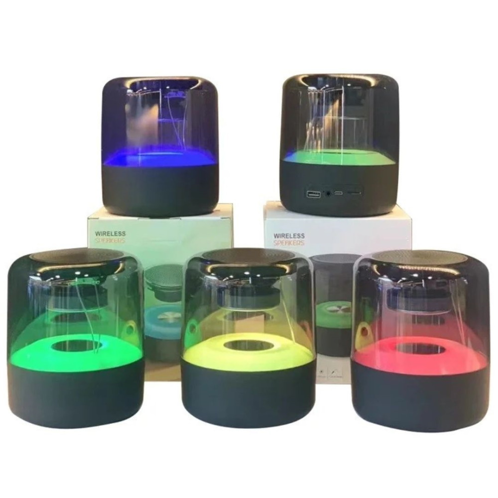 רמקול בלוטות' נייד כולל תאורת o8k led