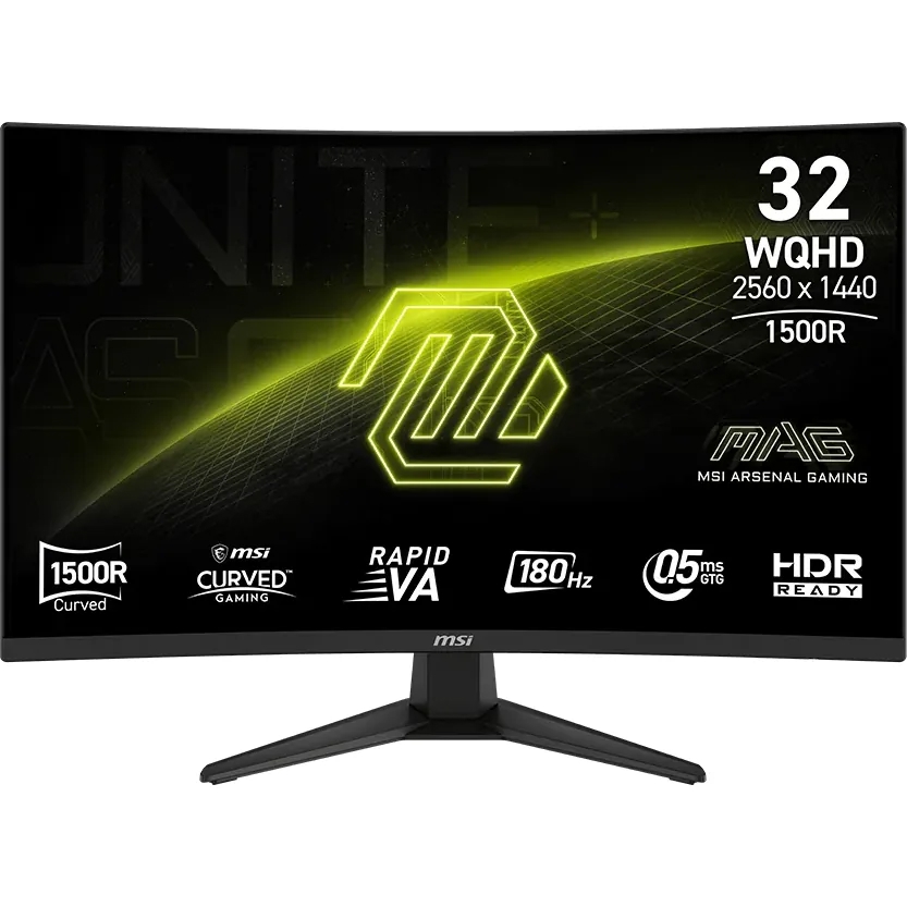 מסך מחשב גיימינג קעור 31.5 msi