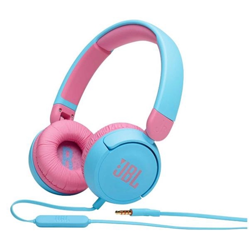 אוזניות חוטיות לילדים כולל הגבלת ווליום JBL &lrm;JR 310 תכלת